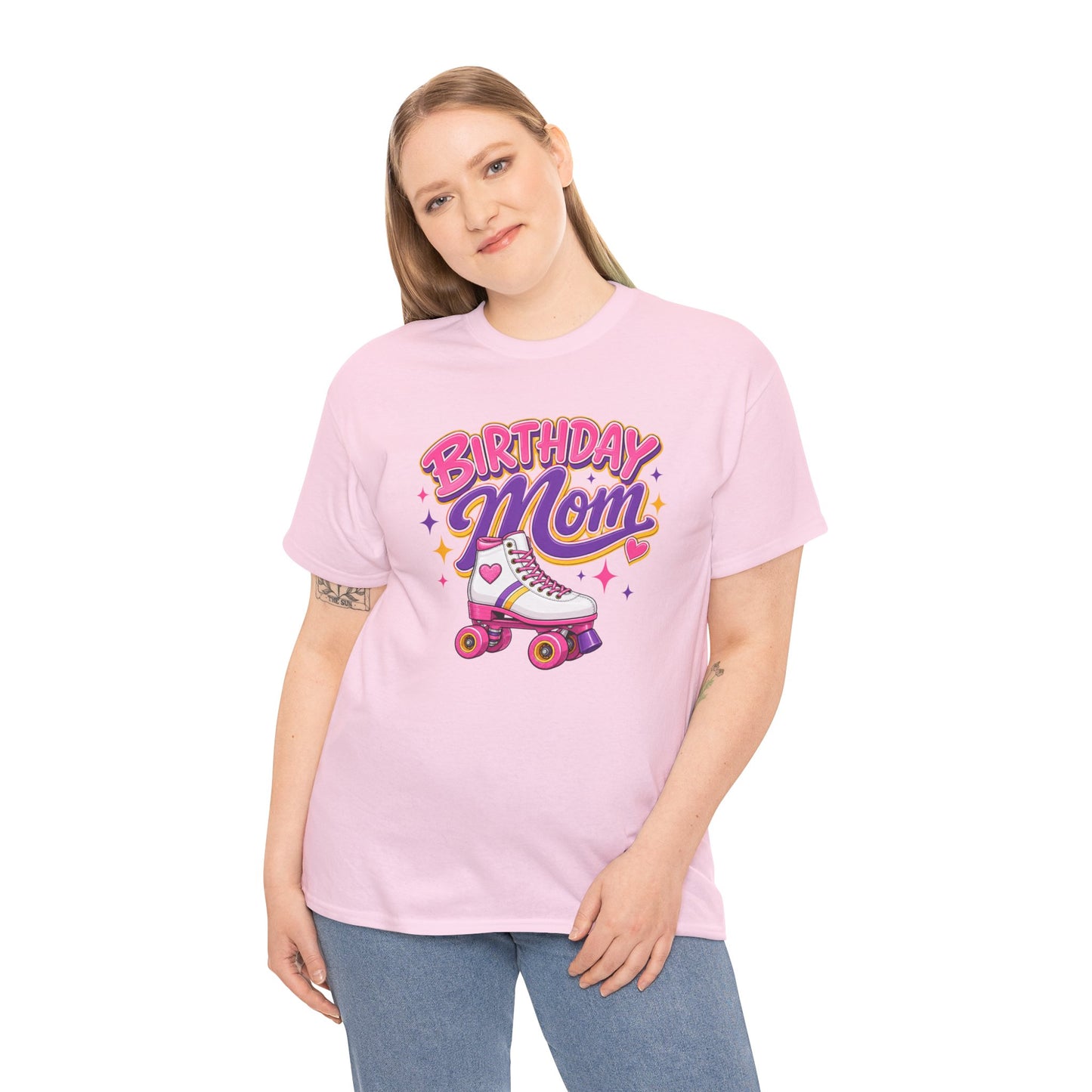 Women's Roller Skating Birthday T-Shirt - Birthday Mom - Retro Skate Tee