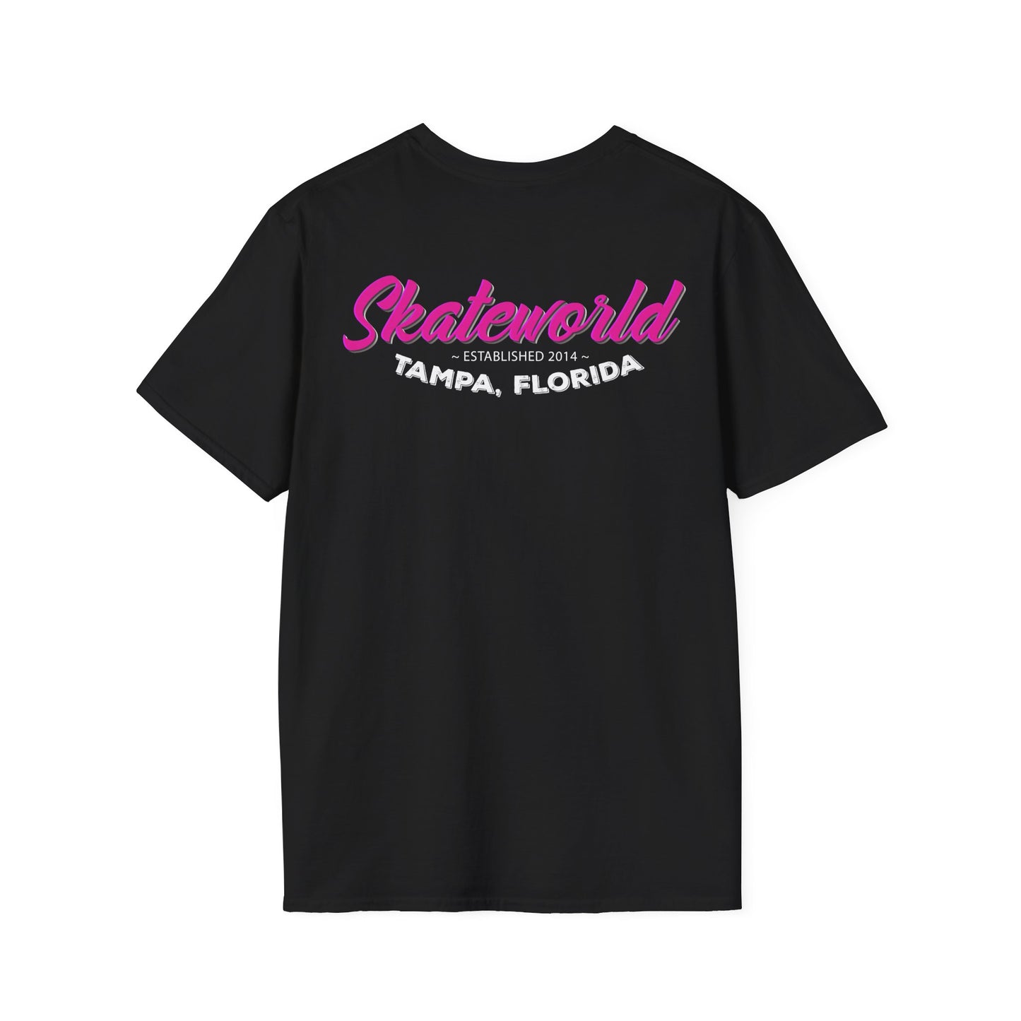Adult "Skate Life" Paint Splattered Skates T-Shirt - Skateworld - Tampa, FL