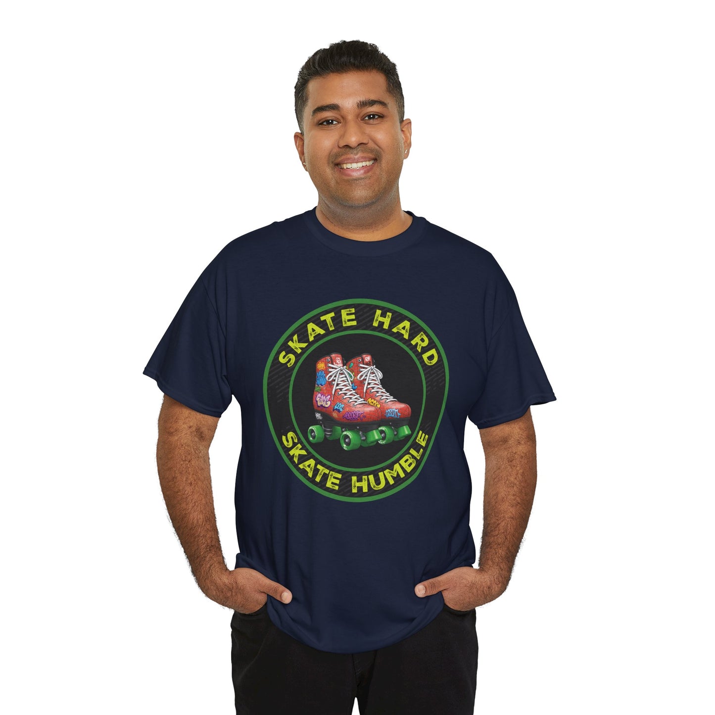 Men's "Skate Hard Skate Humble" Roller Skating T-Shirt