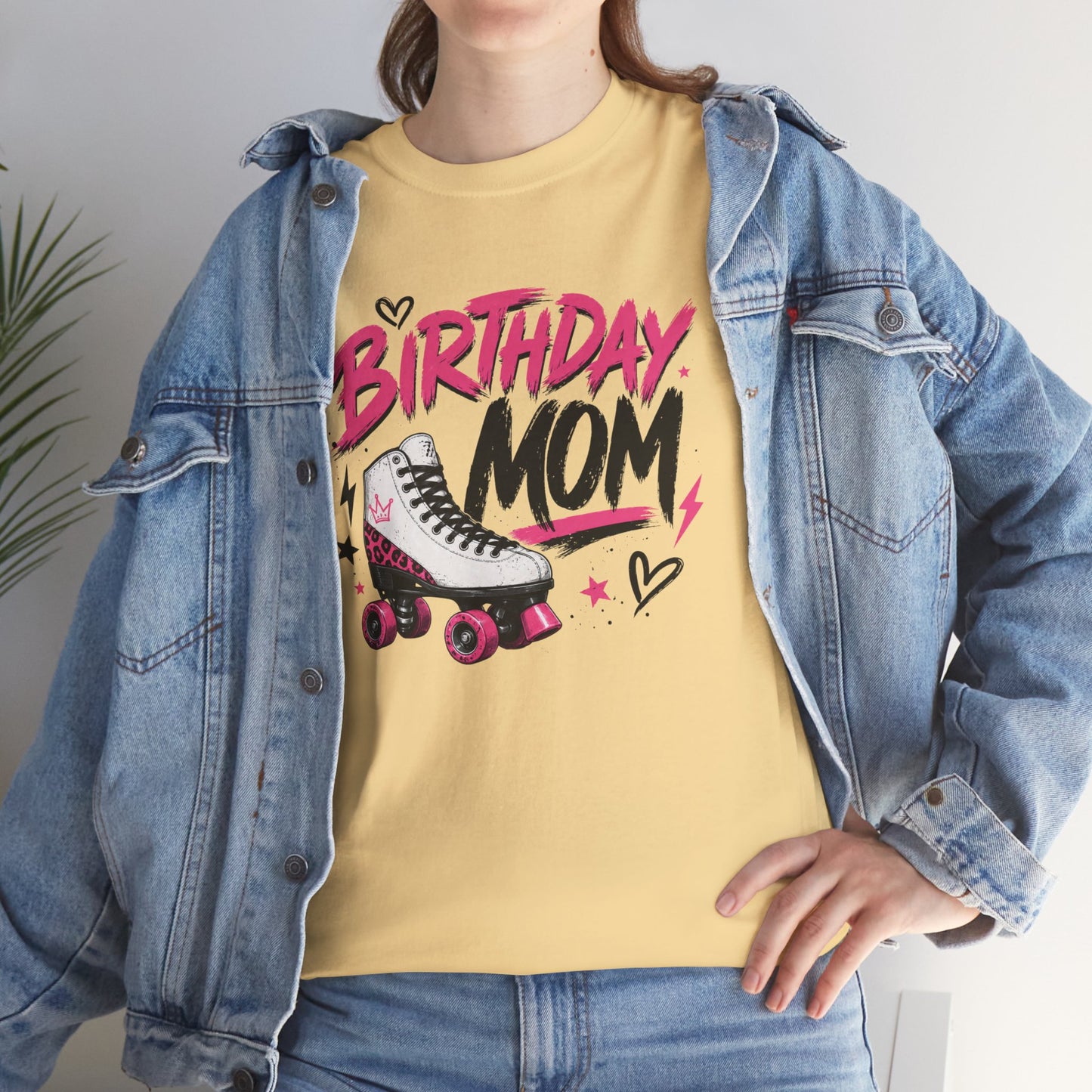 Birthday Mom - Retro Skate T-Shirt for Mothers