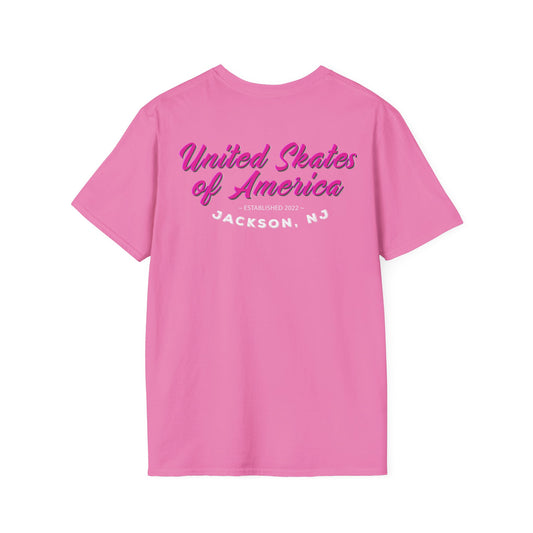 Adult "Skate Life" Paint Splattered Skates T-Shirt - United Skates of America - Jackson, NJ