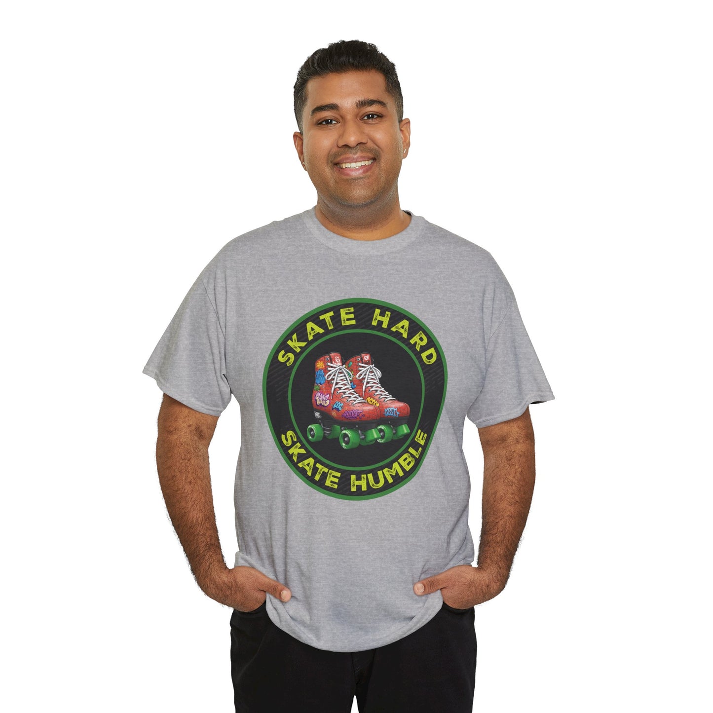 Men's "Skate Hard Skate Humble" Roller Skating T-Shirt