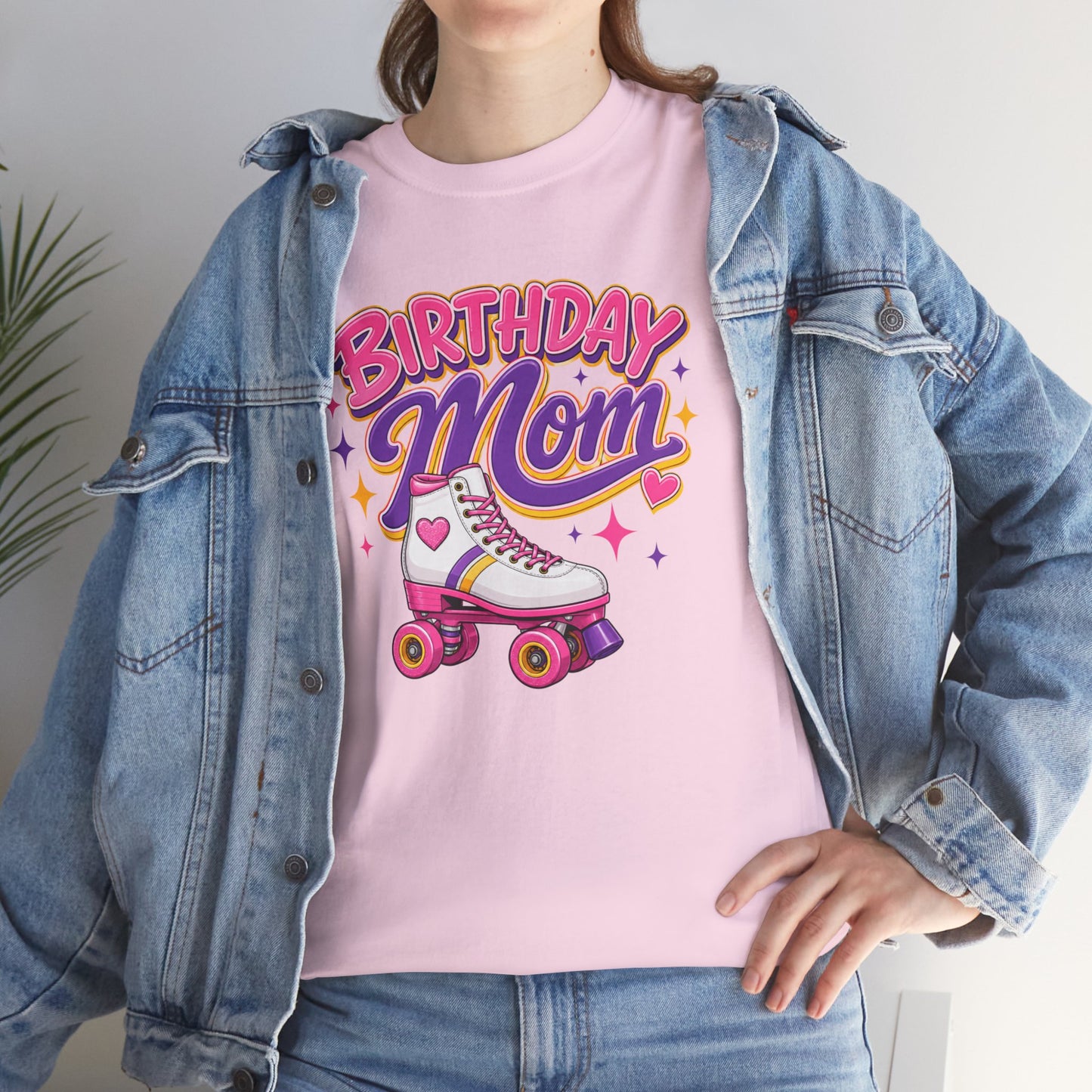 Women's Roller Skating Birthday T-Shirt - Birthday Mom - Retro Skate Tee
