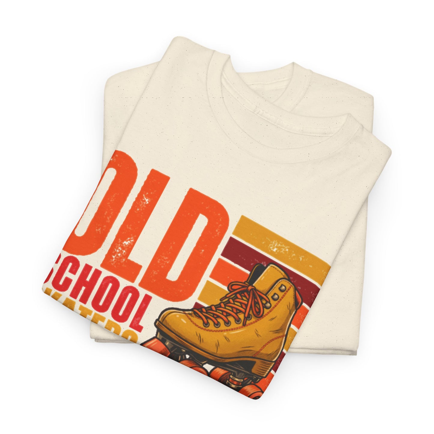 Old School Skaters Retro Roller Skating T-Shirt - Vintage Graphic Tee - 70s 80s Retro Skating Shirt