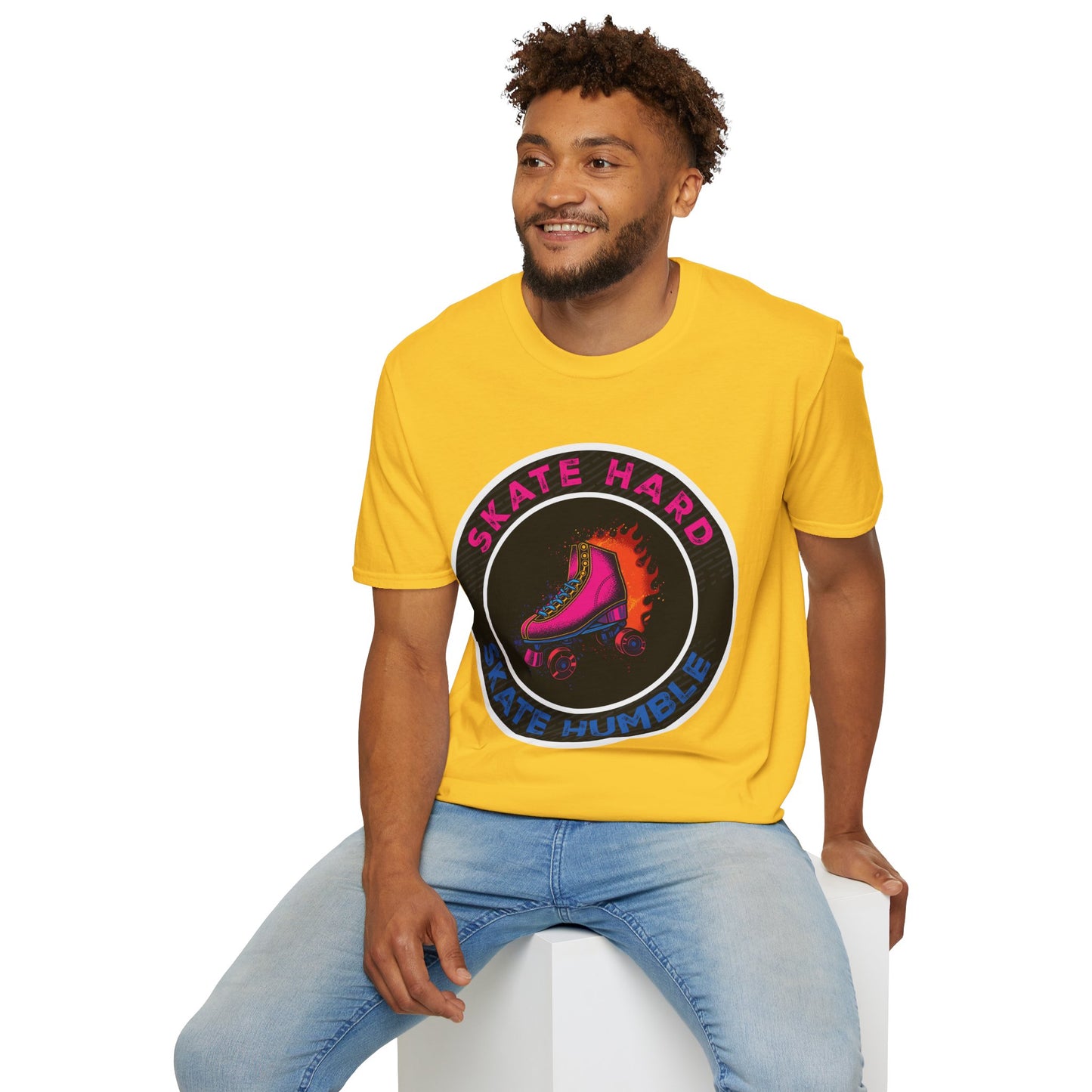 Adult "Skate Hard Skate Humble" T-Shirt - United Skates of America - Tampa, FL