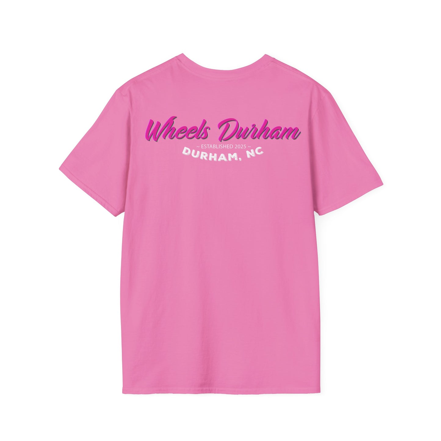 Adult "Skate Life" T-Shirt - Wheels - Durham, NC (Pink)