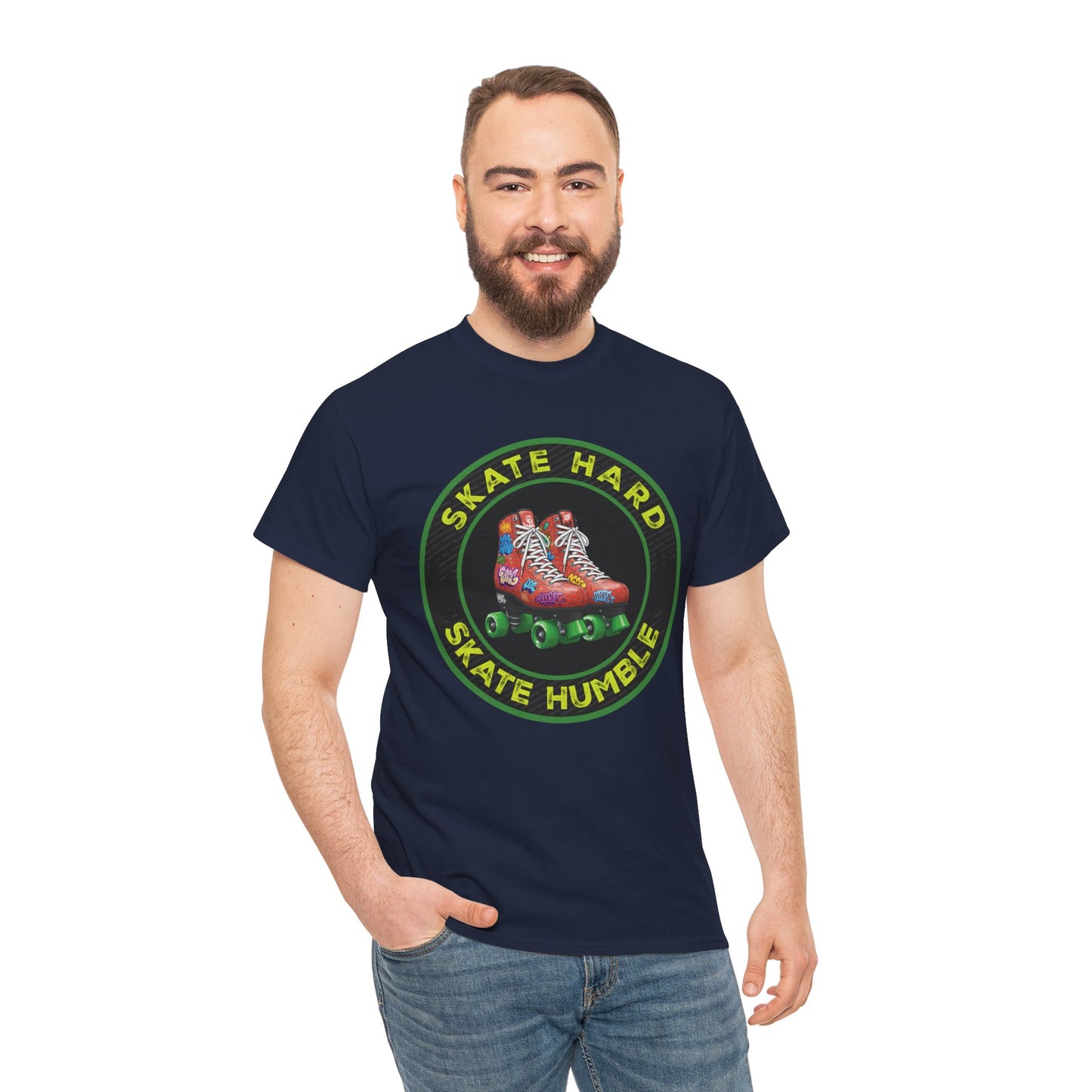 Men's "Skate Hard Skate Humble" Roller Skating T-Shirt