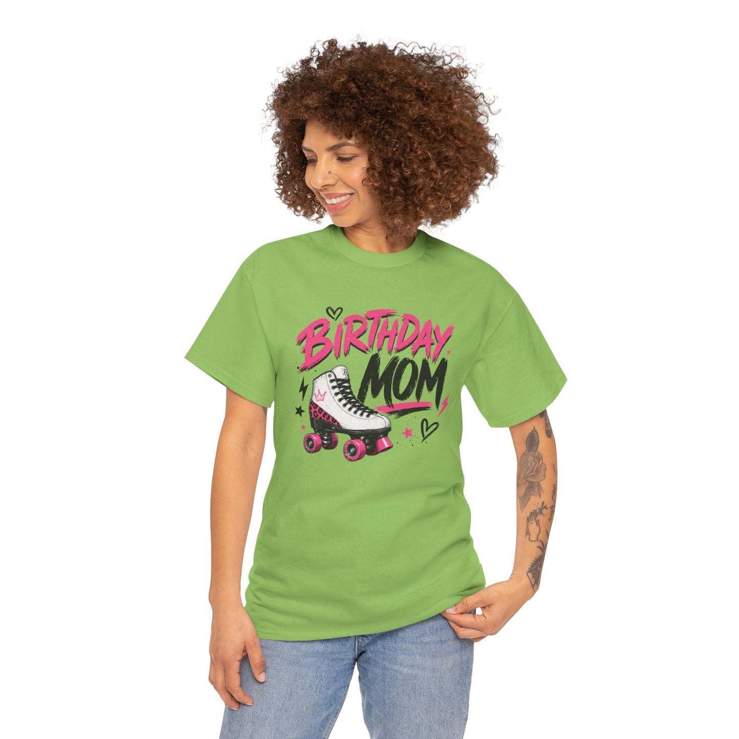 Birthday Mom - Retro Skate T-Shirt for Mothers