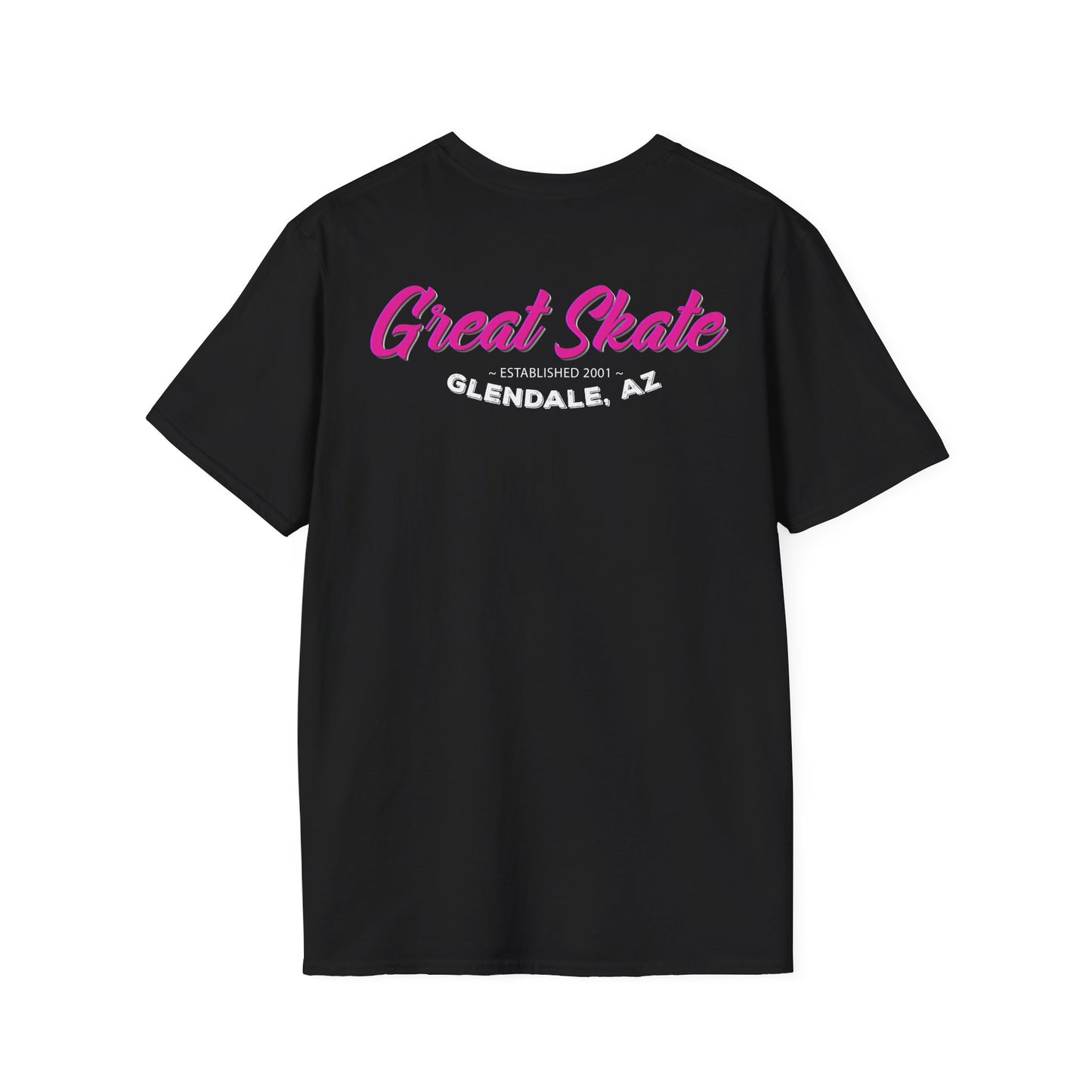 Adult "Flex Vibe Roller Skate" T-Shirt - Great Skate Glendale, AZ