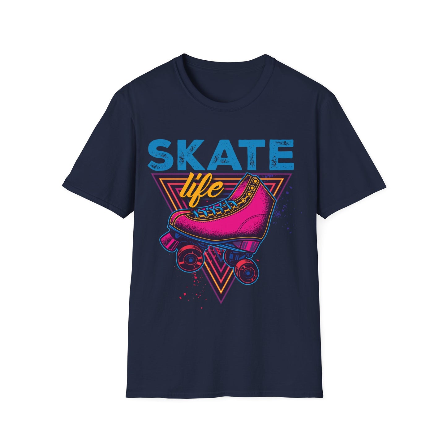 Adult "Skate Life" T-Shirt -Skate Zone 71 - Jackson, NJ (Pink)