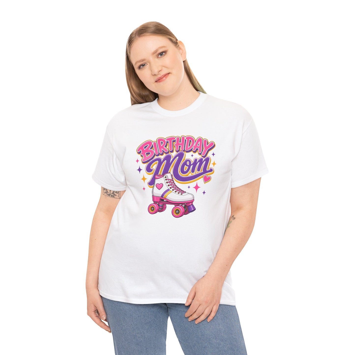 Women's Roller Skating Birthday T-Shirt - Birthday Mom - Retro Skate Tee