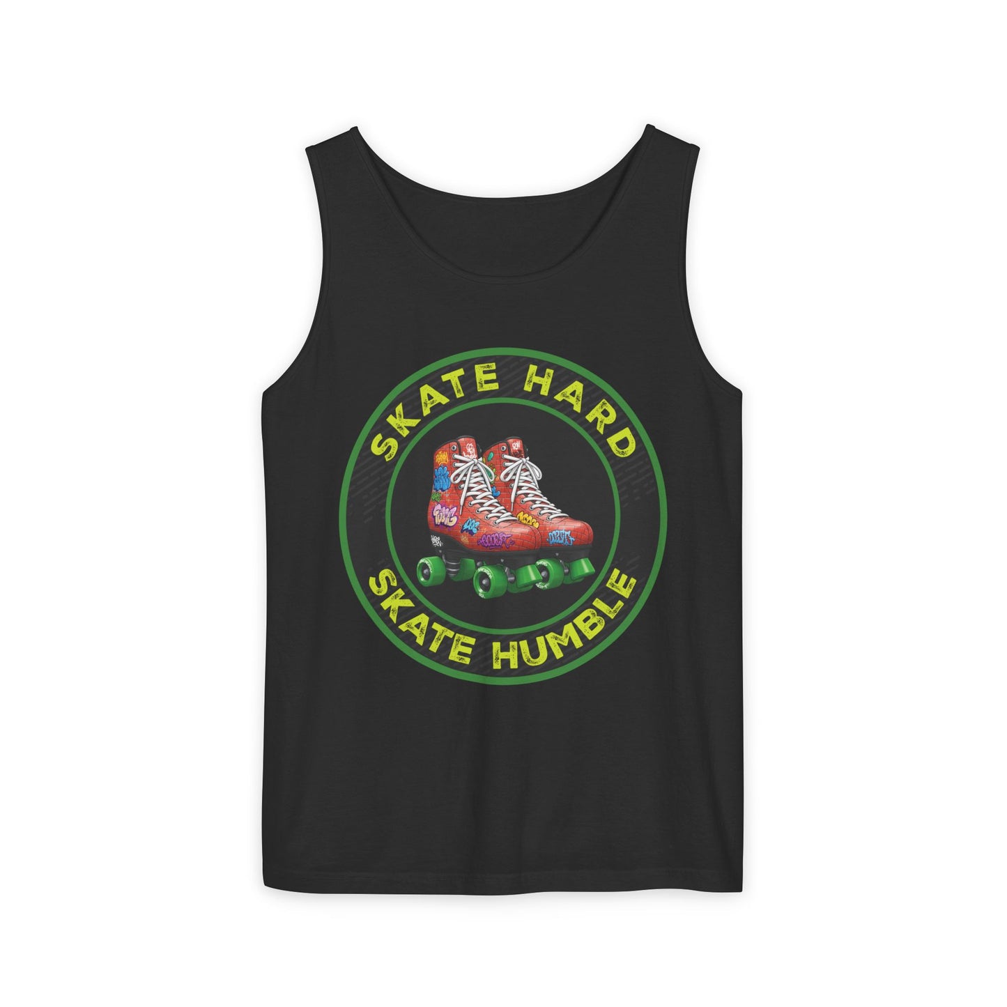 Unisex, Skate Hard, Skate Humble, Tank Top