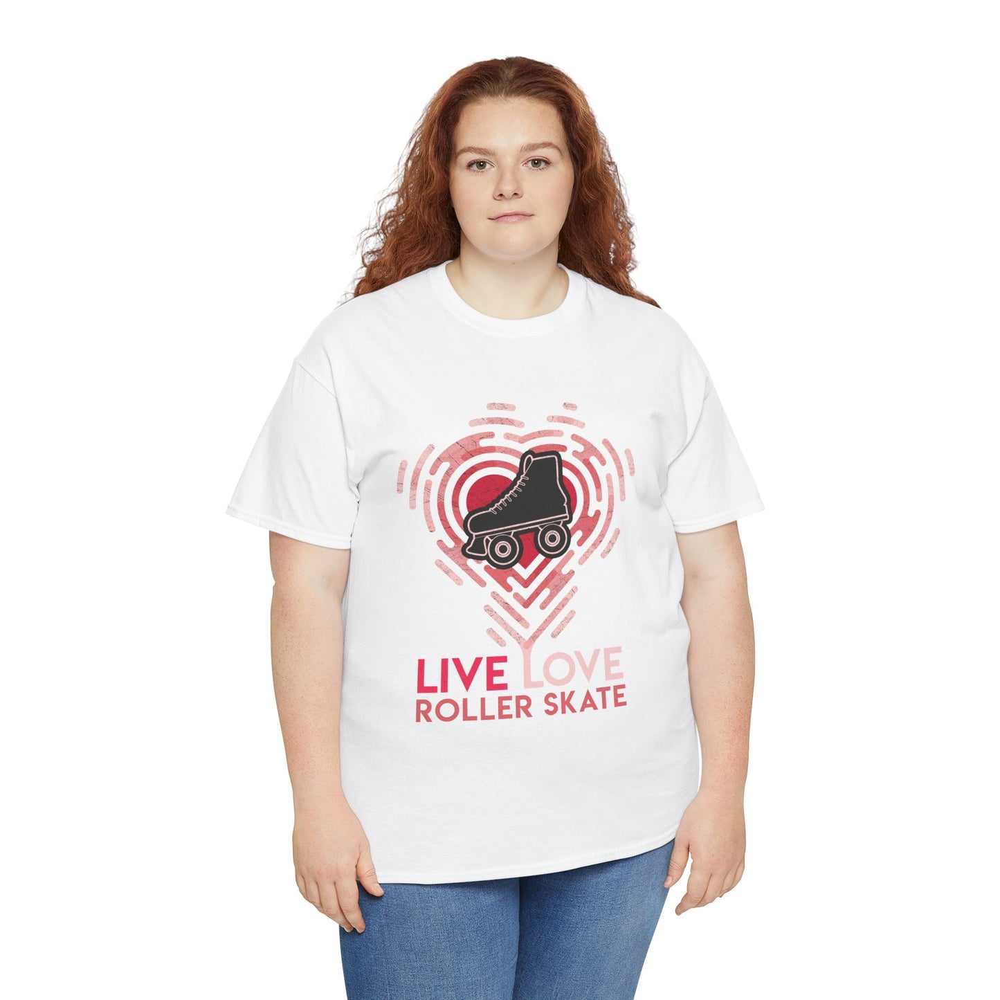 Women's "Live Love Roller Skate" Roller Skaters T-Shirt