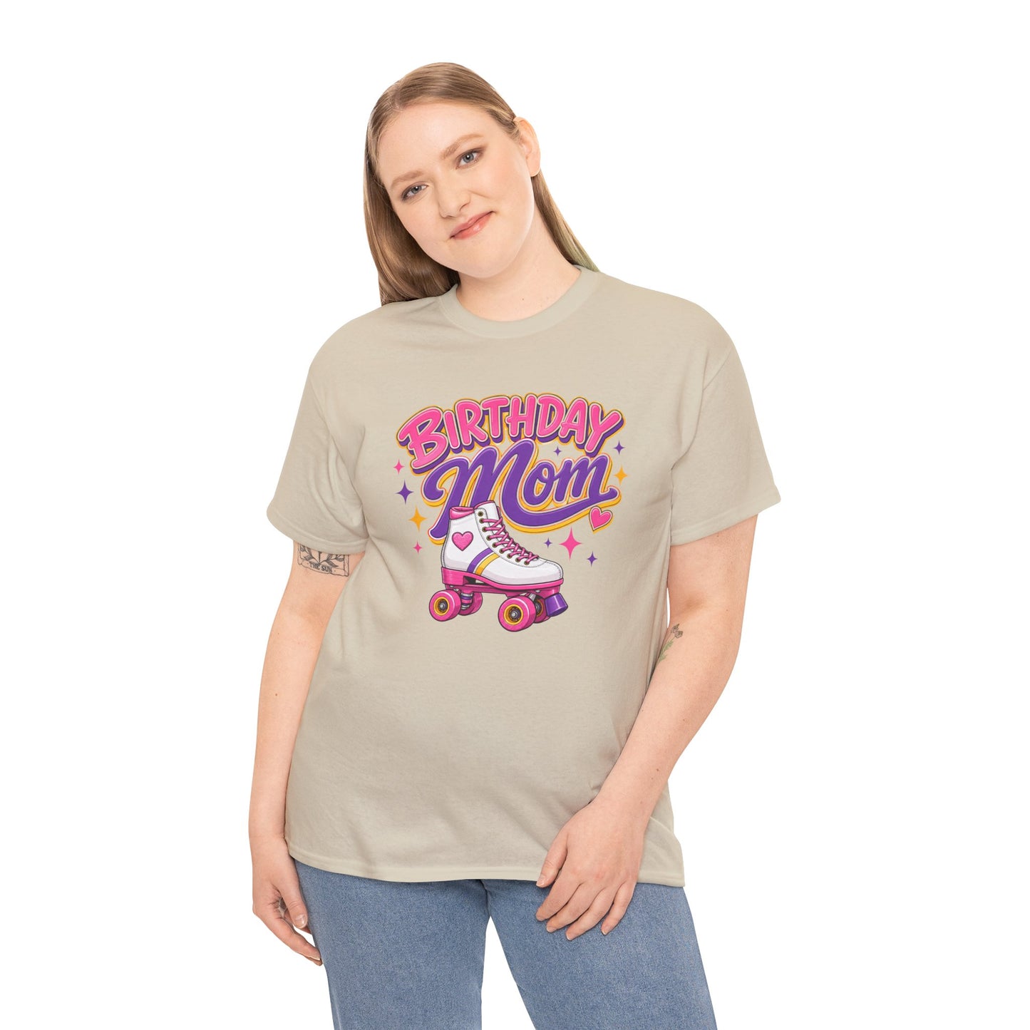 Women's Roller Skating Birthday T-Shirt - Birthday Mom - Retro Skate Tee