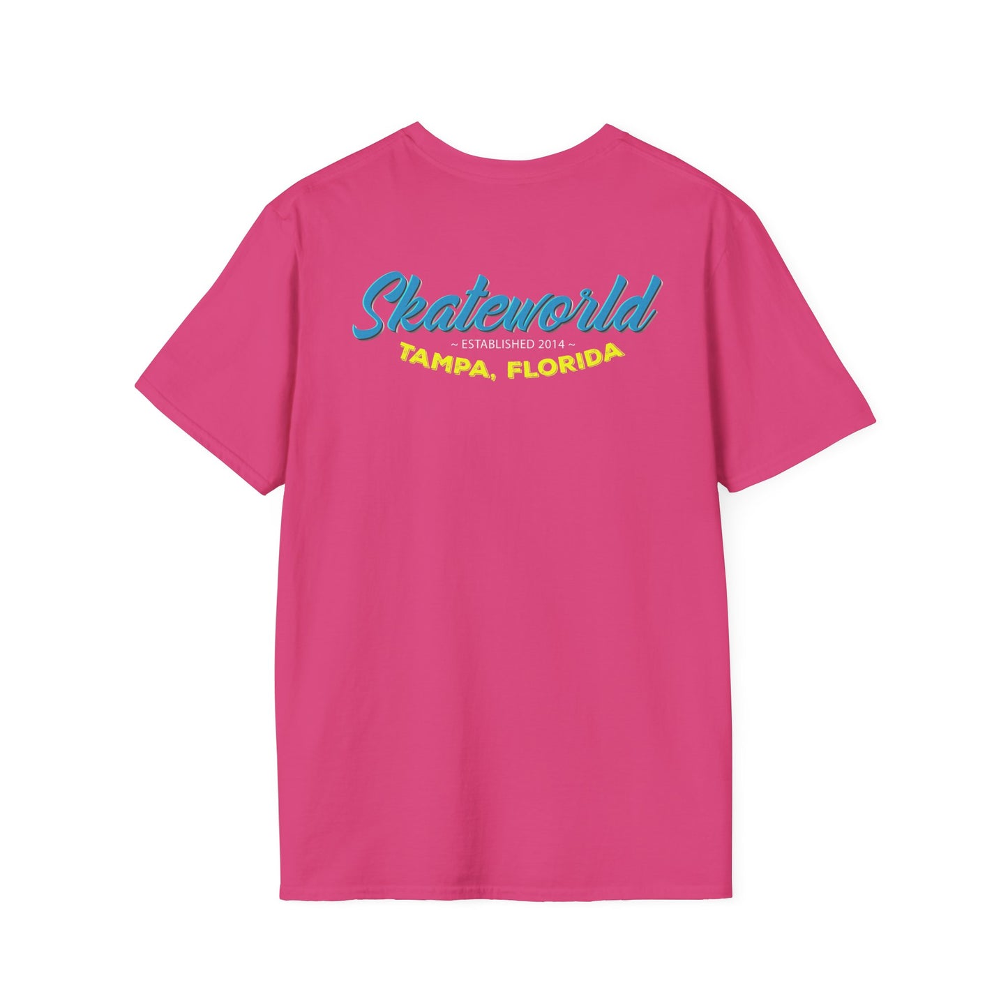 Adult "Skate Life" T-Shirt - Skateworld - Tampa, FL (Blue Design)